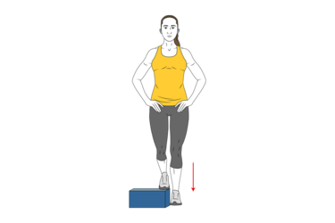 LATERAL STEP DOWN - Exercises, workouts and routines