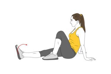 SEATED CABLE ANKLE DORSIFLEXION - Exercises routines