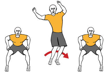 LATERAL JUMP FEET TOGETHER - Exercises, workouts and routines