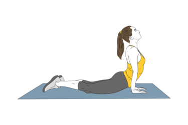 YOGA: COBRA POSE - Exercises, workouts and routines