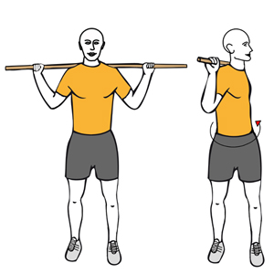 TRUNK ROTATIONS WITH STICK