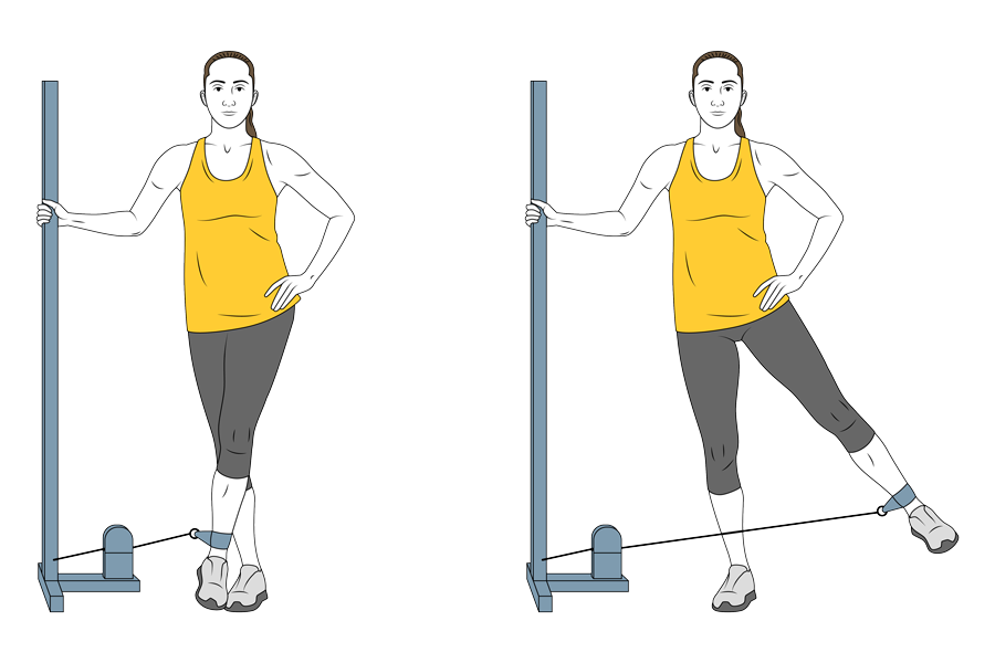 STANDING CABLE HIP ABDUCTION