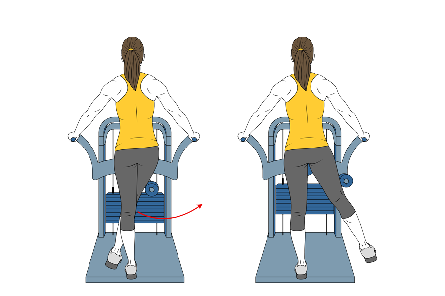LEVER STANDING HIP ABDUCTION