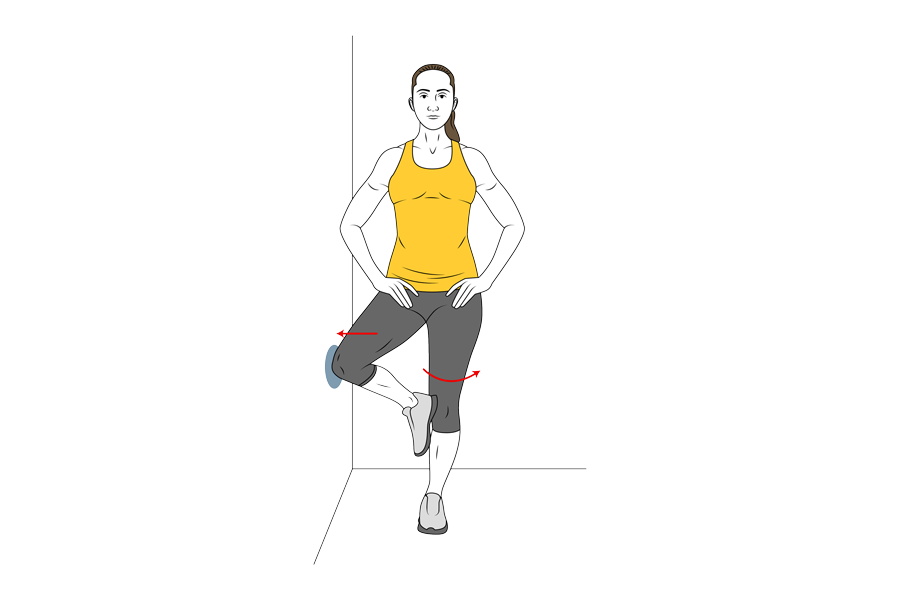 STANDING SINGLE LEG GLUTE ACTIVATION