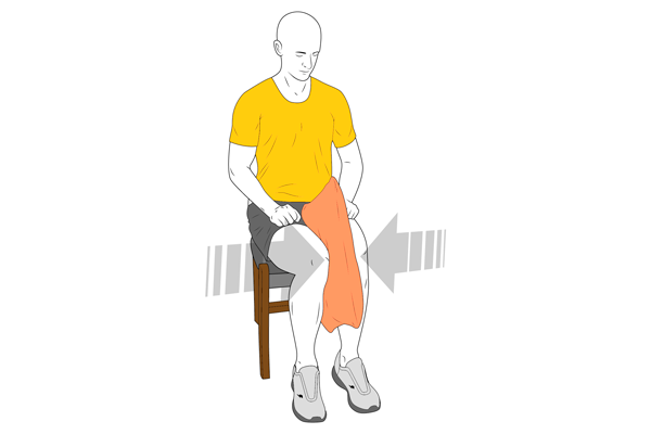 SEATED HIP ADDUCTION WITH PILLOW