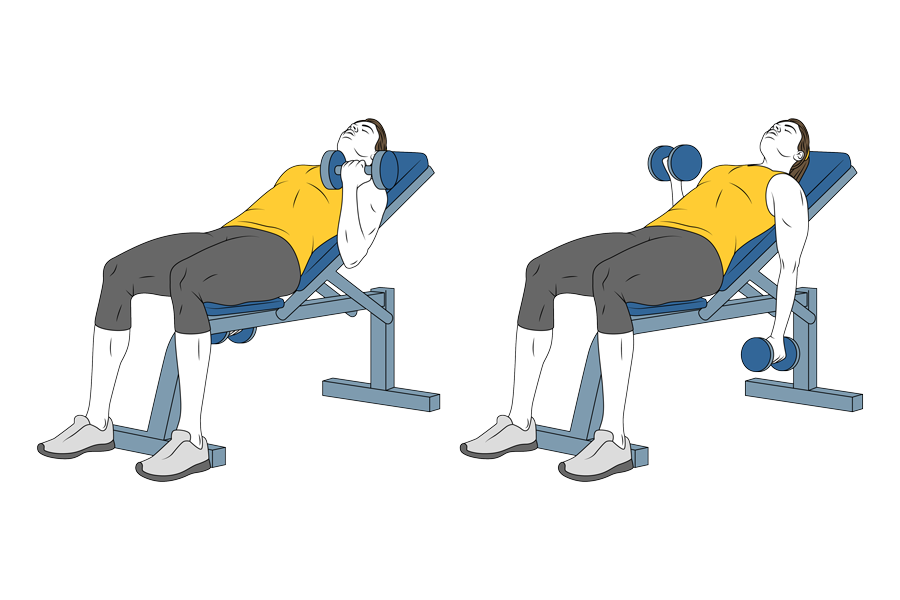 INCLINE DUMBBELL CURL
