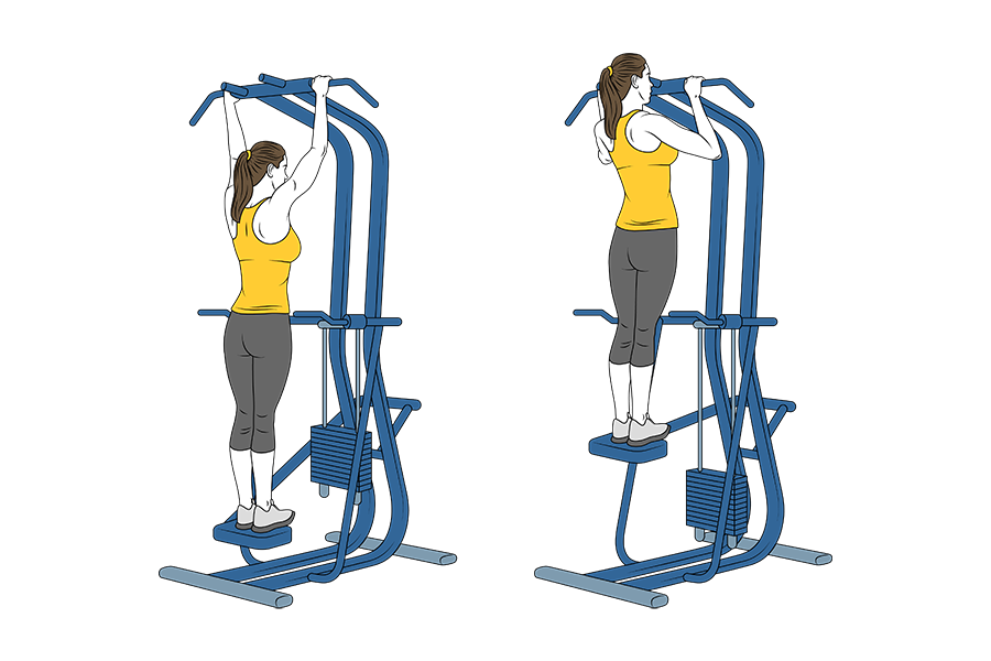 MACHINE ASSISTED PULL-UPS