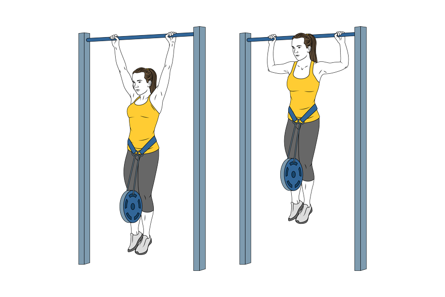 WEIGHTED PULL UPS