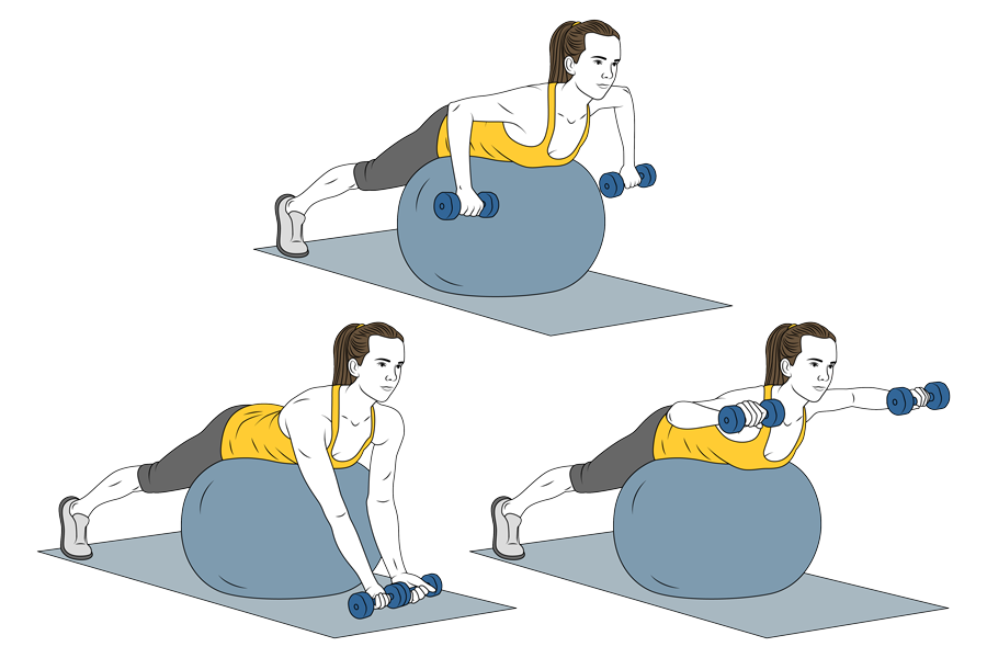 L EXERCISE WITH SWISS BALL