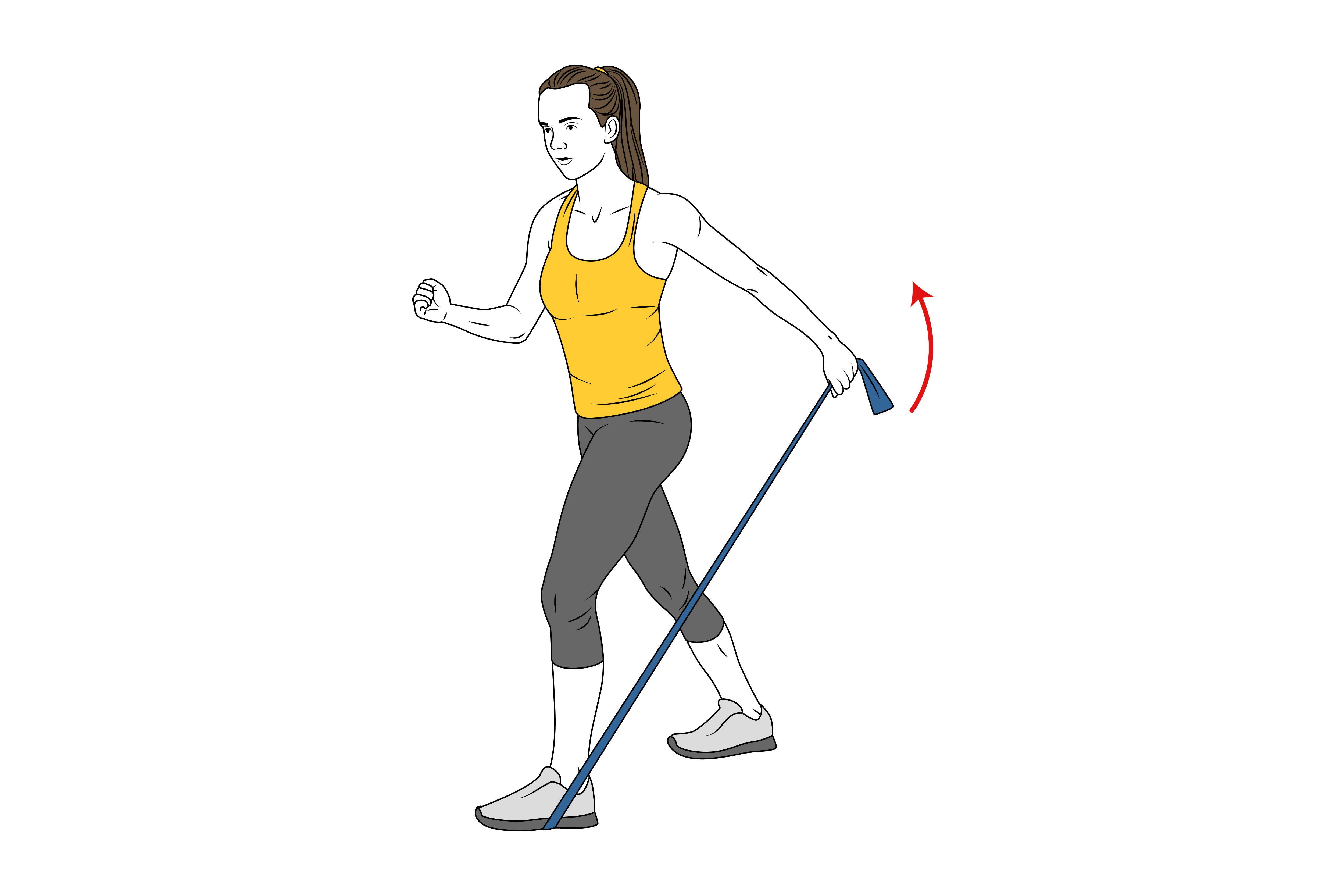 SHOULDER EXTENSION WITH ELASTIC BAND