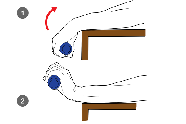 Weighted wrist extension