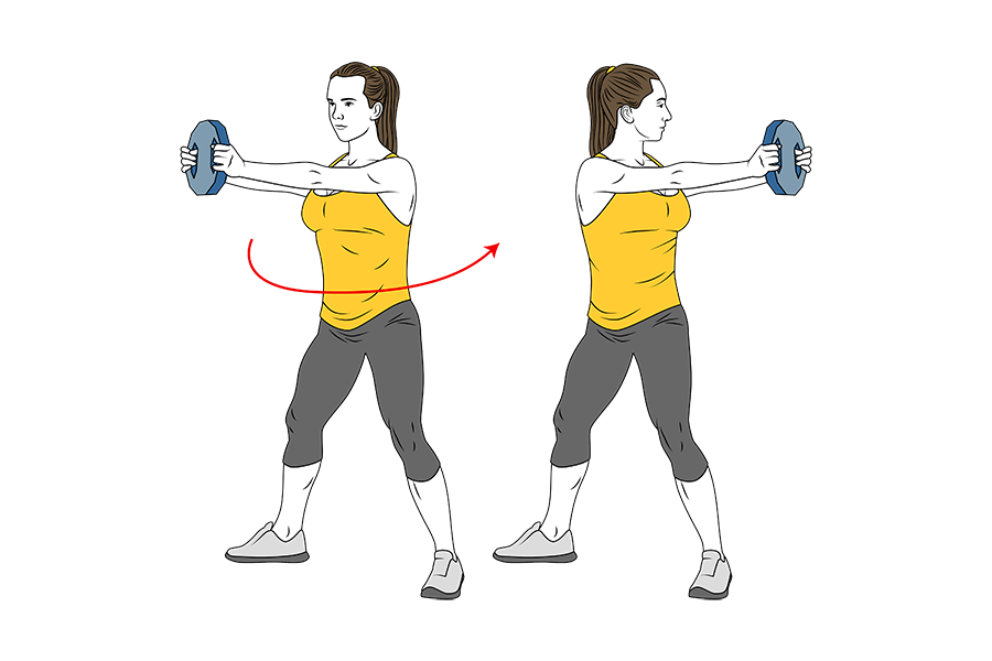 STANDING ROTATIONS WITH PLATE