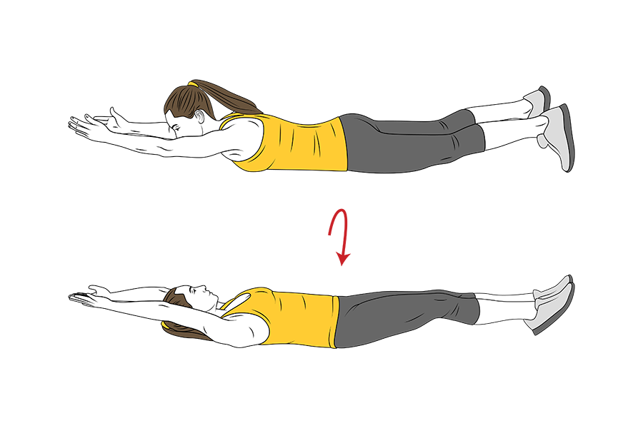 BODY ROLLS WITH STRAIGHTARMS AND LEGS