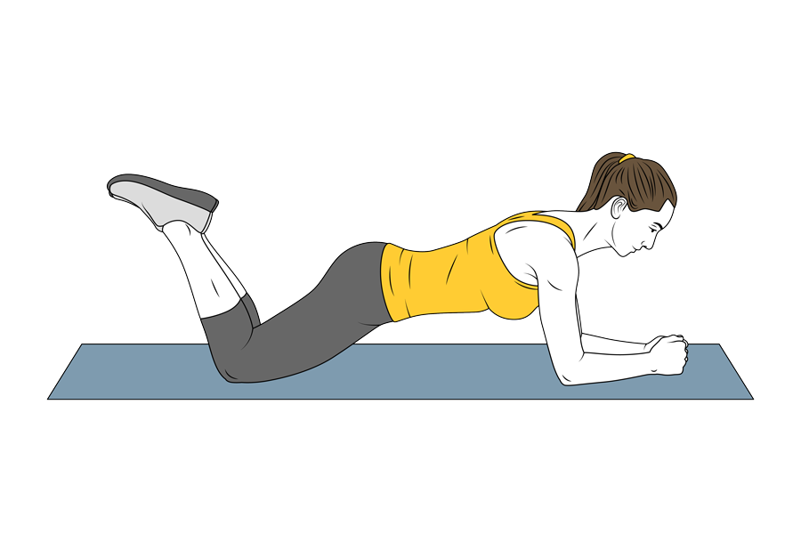 PLANK WITH KNEES