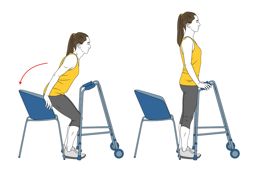 SEATED ASSISTED WALKER
