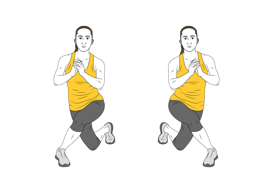 CROSSING FRONT LUNGES